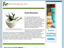 Tablet Screenshot of herbsamazing.com